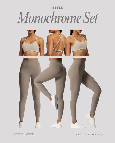 Ash grey monochrome activewear set idea from my favorite workout/fitness clothing brand Aoxjox on Amazon

#LTKFitness #LTKActive #LTKStyleTip