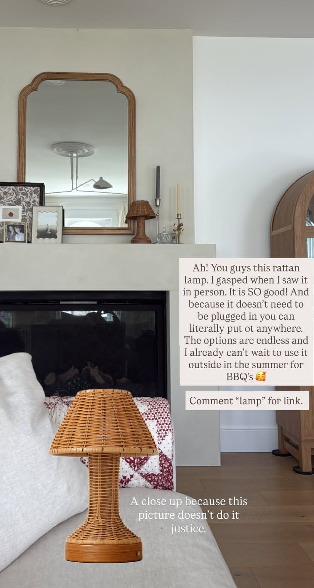 This lamp 😍😍 its so good and even better in person!! Its cordless so the possibilities of where to use it are endless. Perfect for outside ✨️

#LTKHome #LTKFindsUnder50