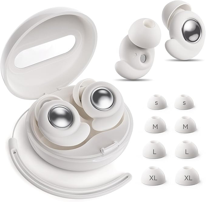 Ear Plugs for Sleep – 45dB Noise Cancelling Silicone Earplugs for Sleeping, Hearing Protection,... | Amazon (UK)
