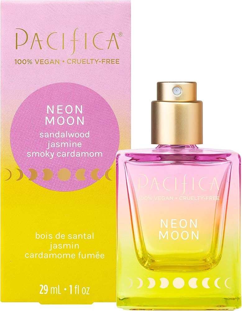 Pacifica Beauty, Neon Moon Spray Perfume, Sandalwood, Jasmine, Smoky Cardamom Notes, Natural + Es... | Amazon (US)