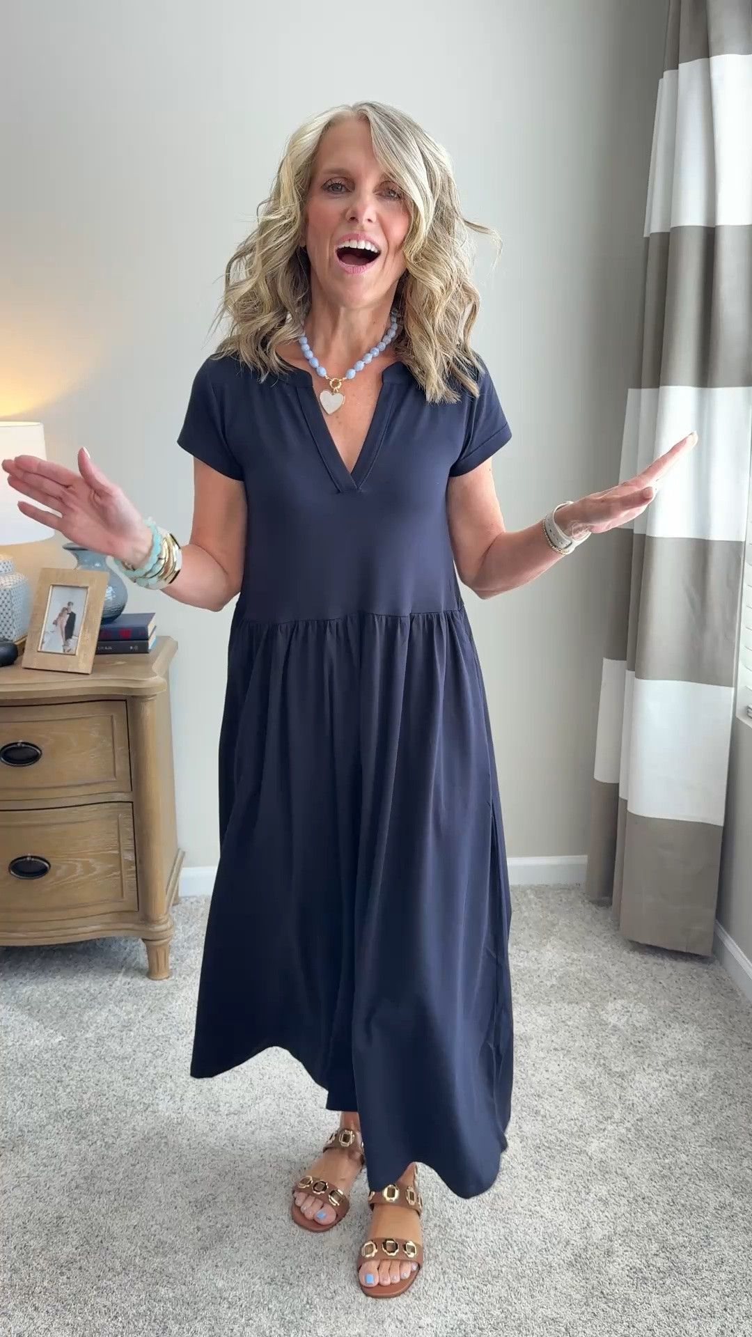 Super cute, easy to wear dress. Dress up with heels for work, or sneakers and a ball cap for weekend outings. Wearing size 4. Use COAST25 on Erin McDermott and COAST20 on Allie + Bess

#LTKgrwm #LTKootd #LTKOver40