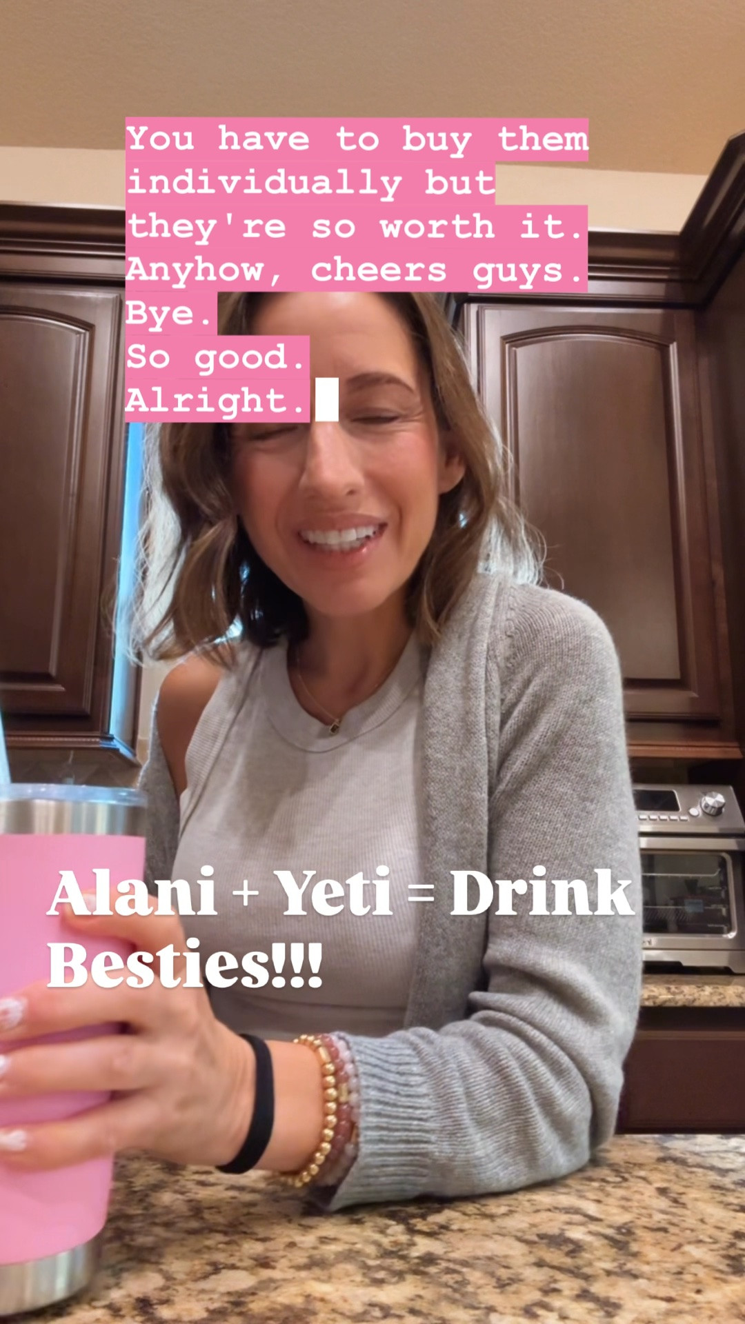 A little kitchen chat + my everyday drink favorites ✨

I always have a drink nearby, and this Yeti Rambler keeps it cold for hours (because no one likes a warm drink halfway through the day 😉).

Pairing it with my favorite Alani drink has become part of my daily routine.

Sharing the little things that make my everyday moments easier 🤍

Shop my favorites ✨

#LTKmomlife #LTKActive #LTKfoodie