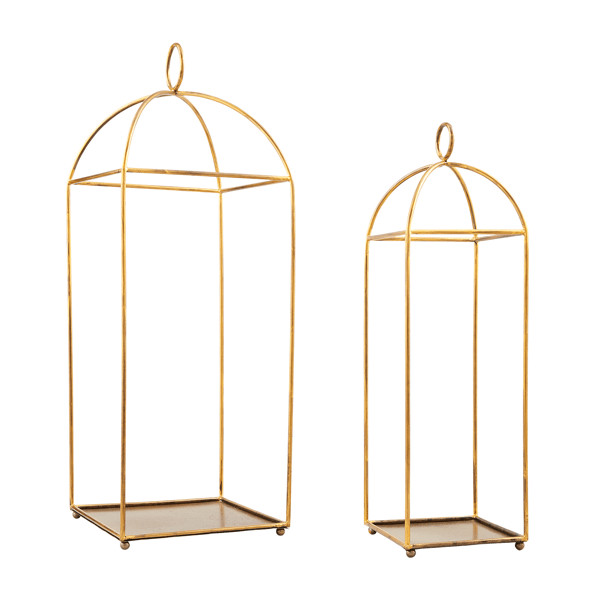 Tall Brass Lantern | Mud Pie