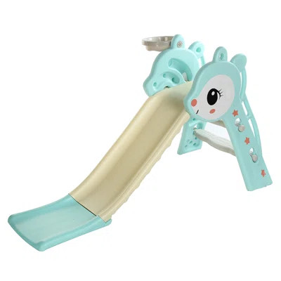 Children's Slide Climber KingSo Color: Green | Wayfair North America