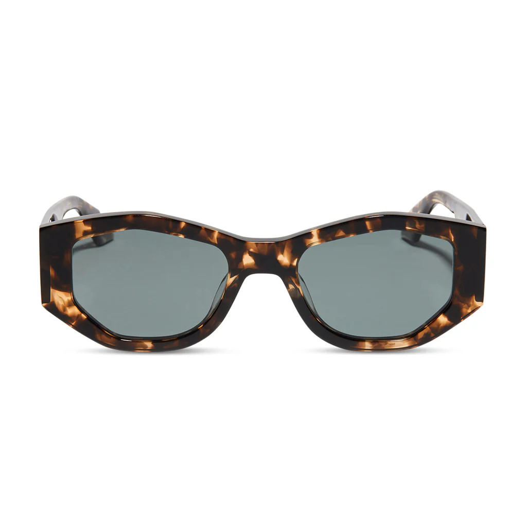 ZOE - ESPRESSO TORTOISE + GREY + POLARIZED SUNGLASSES | DIFF Eyewear