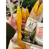 Fish Shaped Beeswax Taper Candles | Etsy (US)