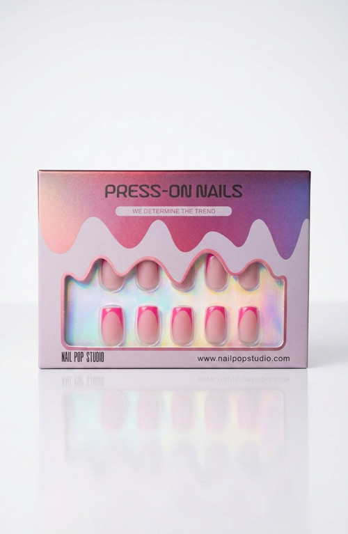 Nail Pop Studio Metallic Petal Square Press-On Nails at Nordstrom | Nordstrom