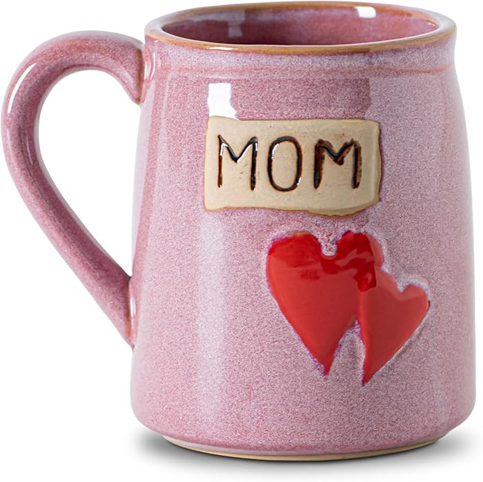 Mom Mug Cup for Mother Day,Birthdya,Christmas Gifts Pink coffee Mug Larege Tea Cup for Mom Gift H... | Amazon (US)