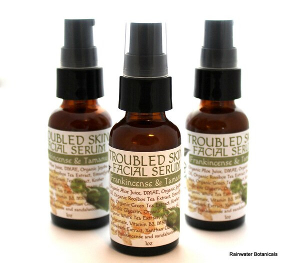 Troubled Skin Serum With Frankincense and Tamanu | Etsy (US)