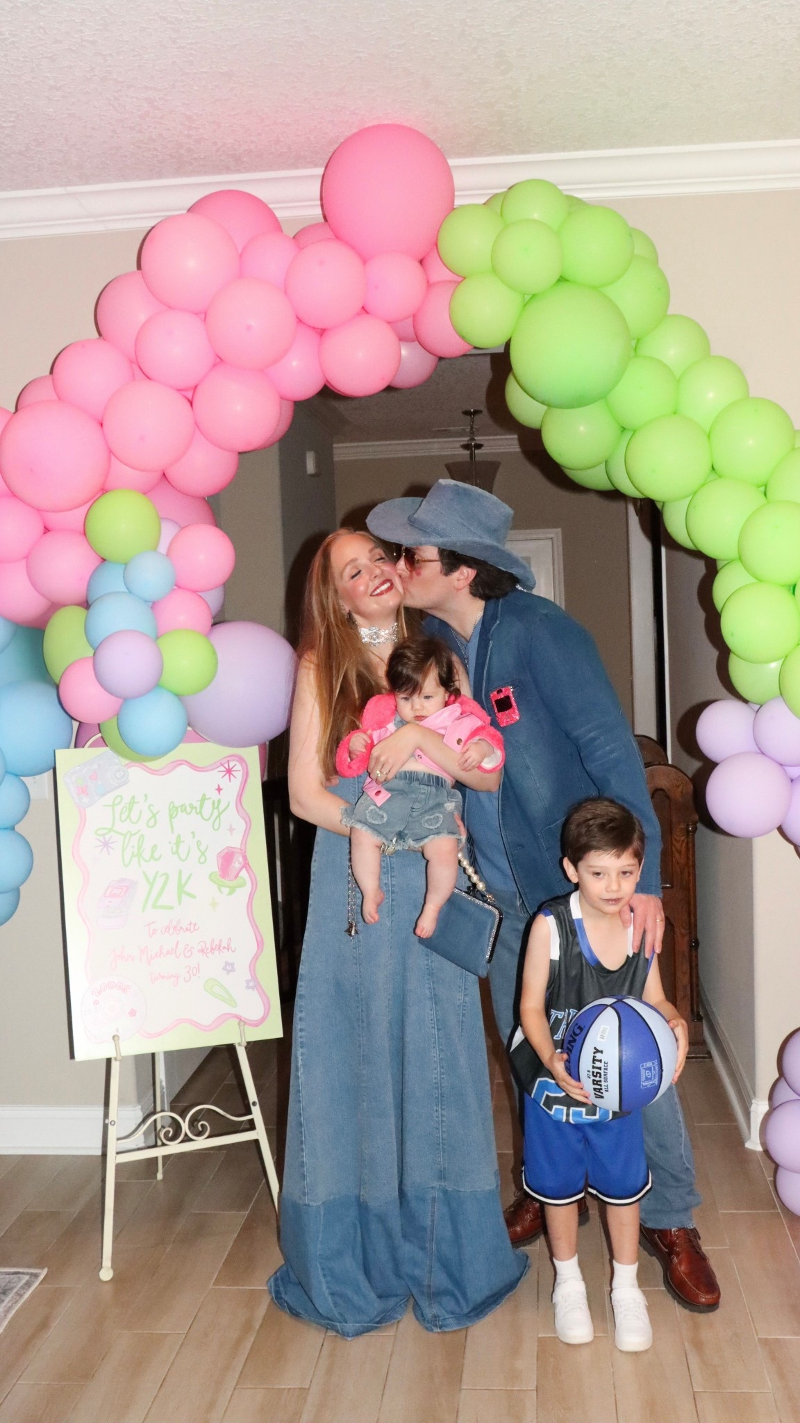 Went back to the early 2000s to celebrate our 30th birthdays💕👖💿🦋✨