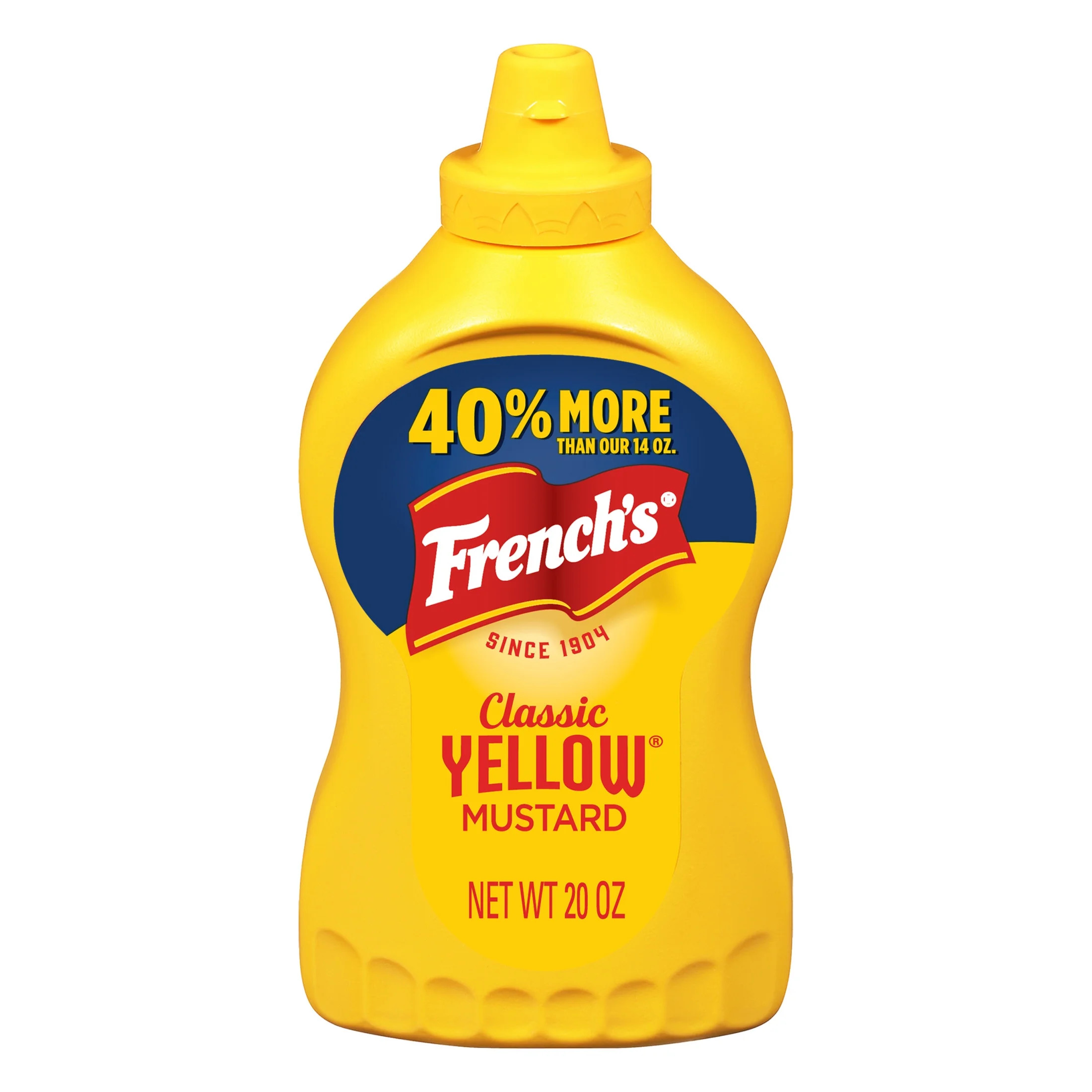 French's No Artificial Flavors Kosher Classic Yellow Mustard, 20 oz Bottle | Walmart (US)