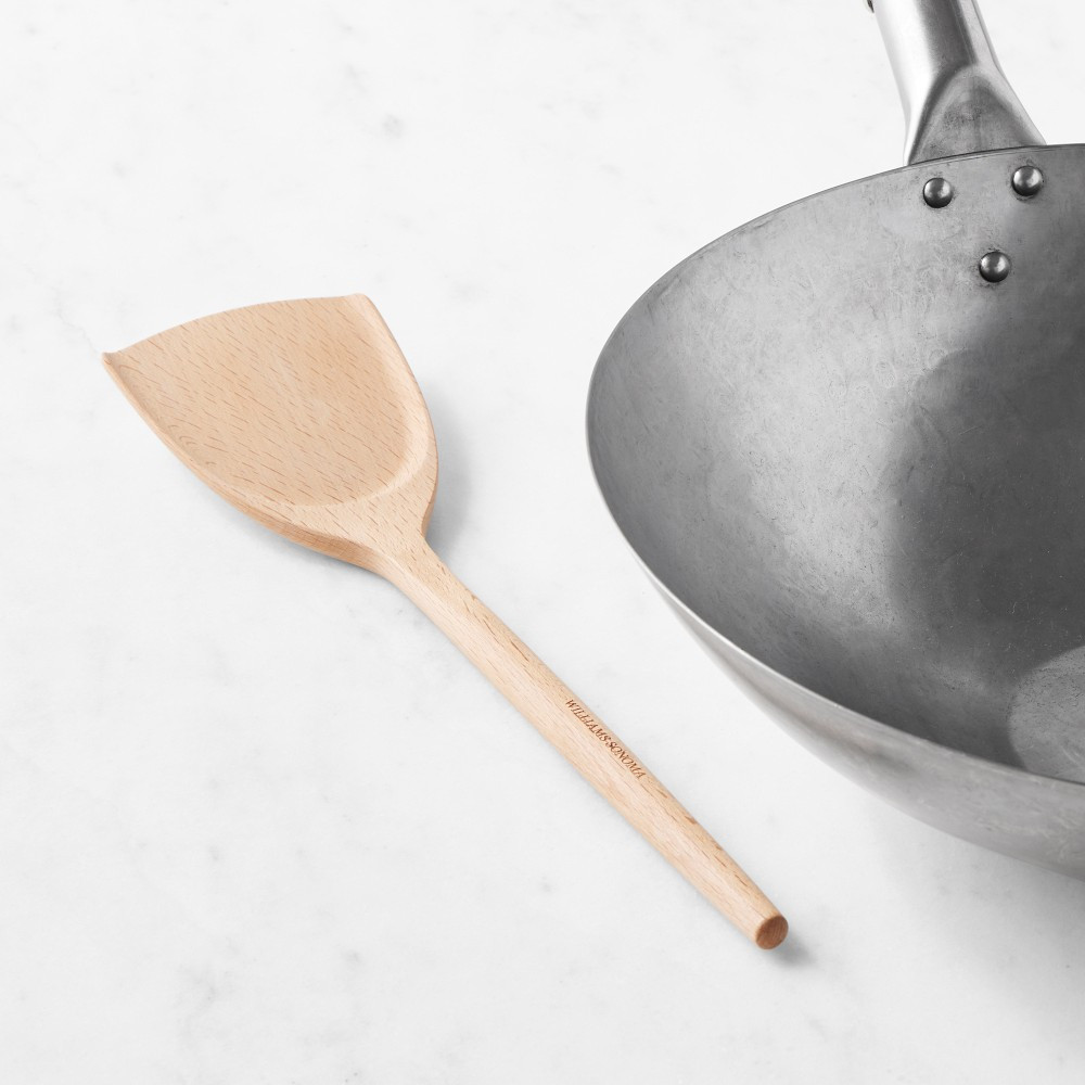 Williams Sonoma Wok Turner, Beechwood | Williams-Sonoma