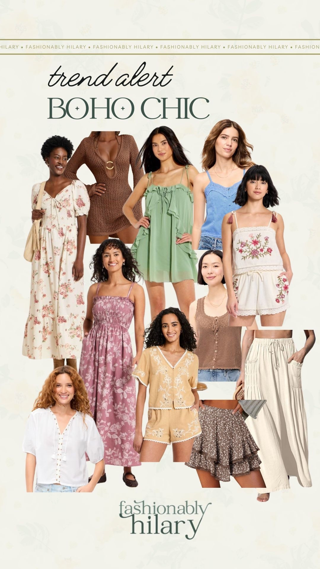 Boho looks are trending and I absolutely love this trend. The soft fabrics, flowy fits and the embroidered details are so dang cute! These pieces are affordable and adorable! 
Boho outfit inspo, spring boho finds 

#LTKSeasonal #LTKSaleAlert #LTKMidsize