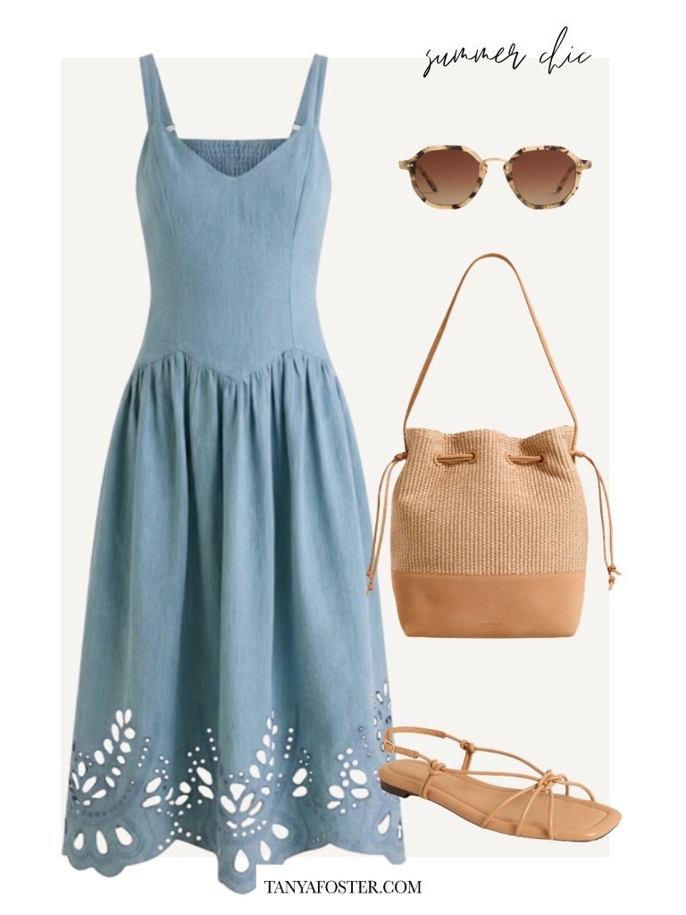 Gorgeous denim dress for summer and early fall

#LTKootd #LTKSeasonal