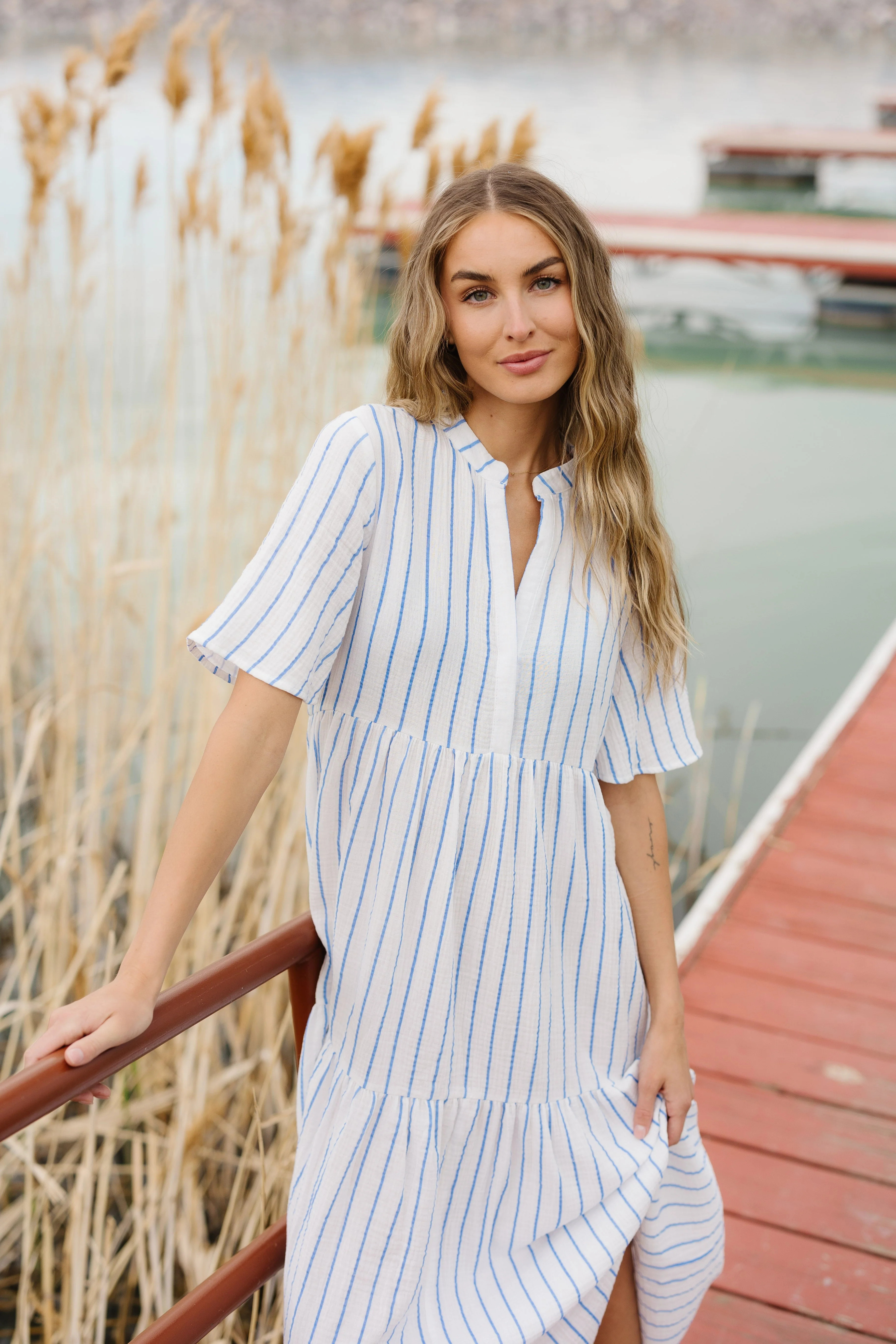 Brass & Roe Pondering Gauze Dress - Summer | Called To Surf
