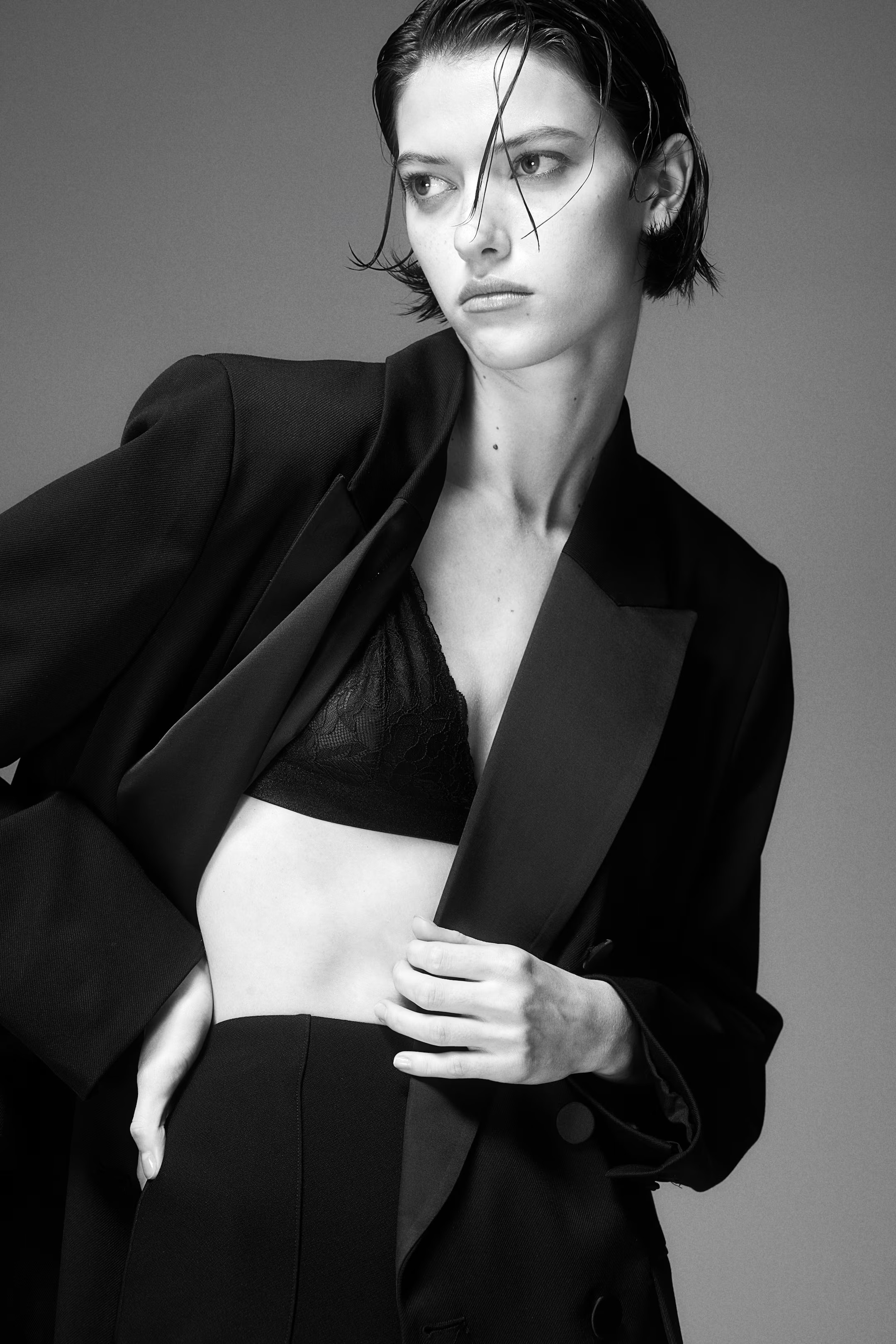 Oversized Tuxedo Jacket | H&M (US + CA)