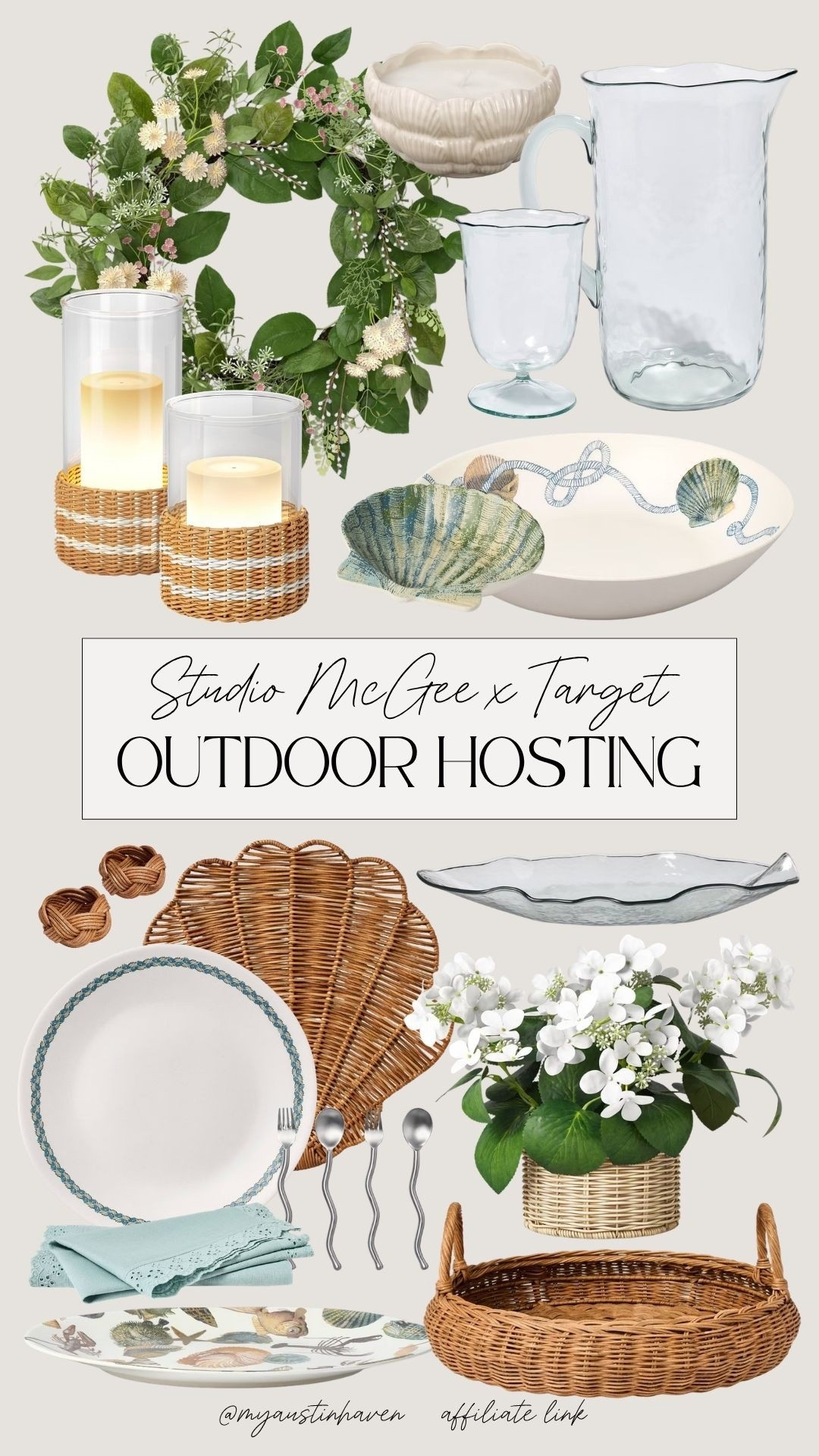 New Studio McGee for @Target outdoor hosting pieces just dropped and they’re so good! #TargetPartner

#Target

Coastal inspired textures, woven details and timeless serving pieces that make outdoor entertaining feel elevated but still relaxed. Perfect for spring and summer hosting. 🌿

Studio McGee target, target outdoor decor, outdoor hosting essentials, coastal home decor, summer entertaining, patio hosting ideas, woven decor, target new arrivals, neutral home styling, spring summer decor, outdoor table setting, hosting essentials. 

 

#LTKSeasonal #LTKfoodie #LTKHome