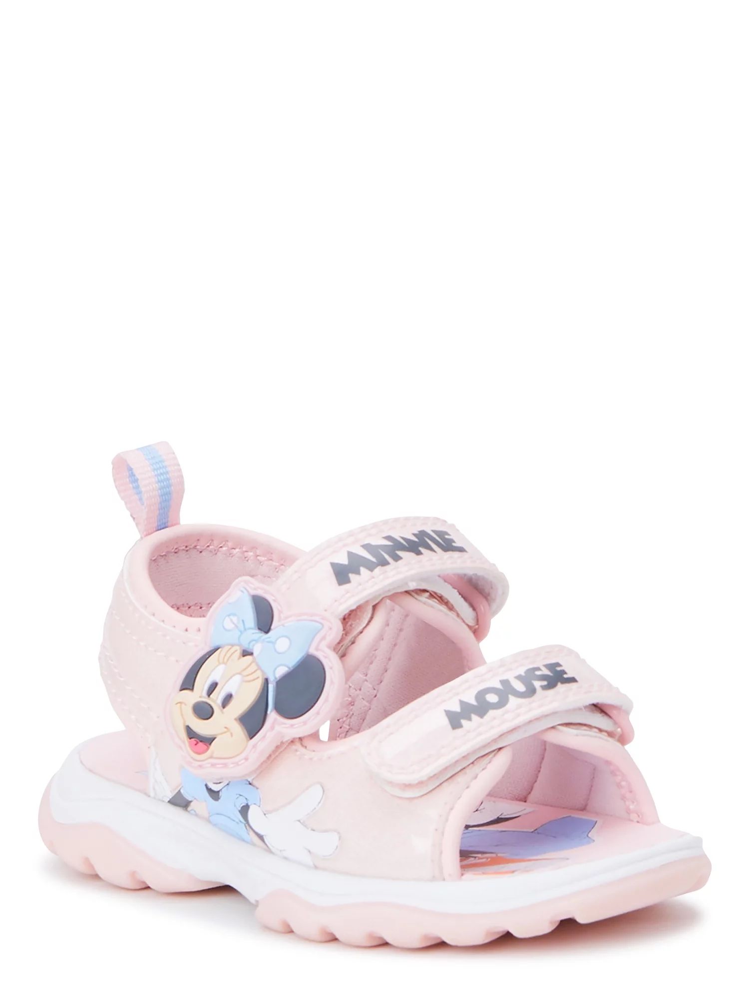 Disney Minnie Mouse Baby Girls Sport Sandals, Sizes 2-6 | Walmart (US)