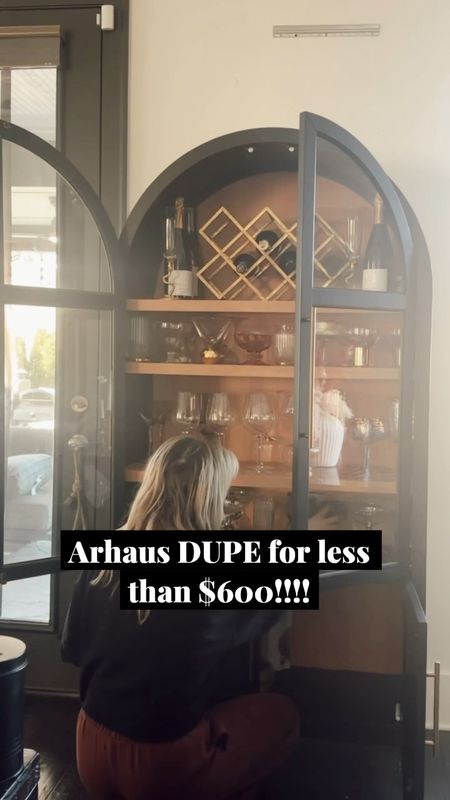 Found this cabinet and HAD TO HAVE!!! Arhaus has a similar cabinet for nearly $4k and this was $599 but it sells out quickly so add to cart and pick up! 

#LTKVideo #LTKMostLoved