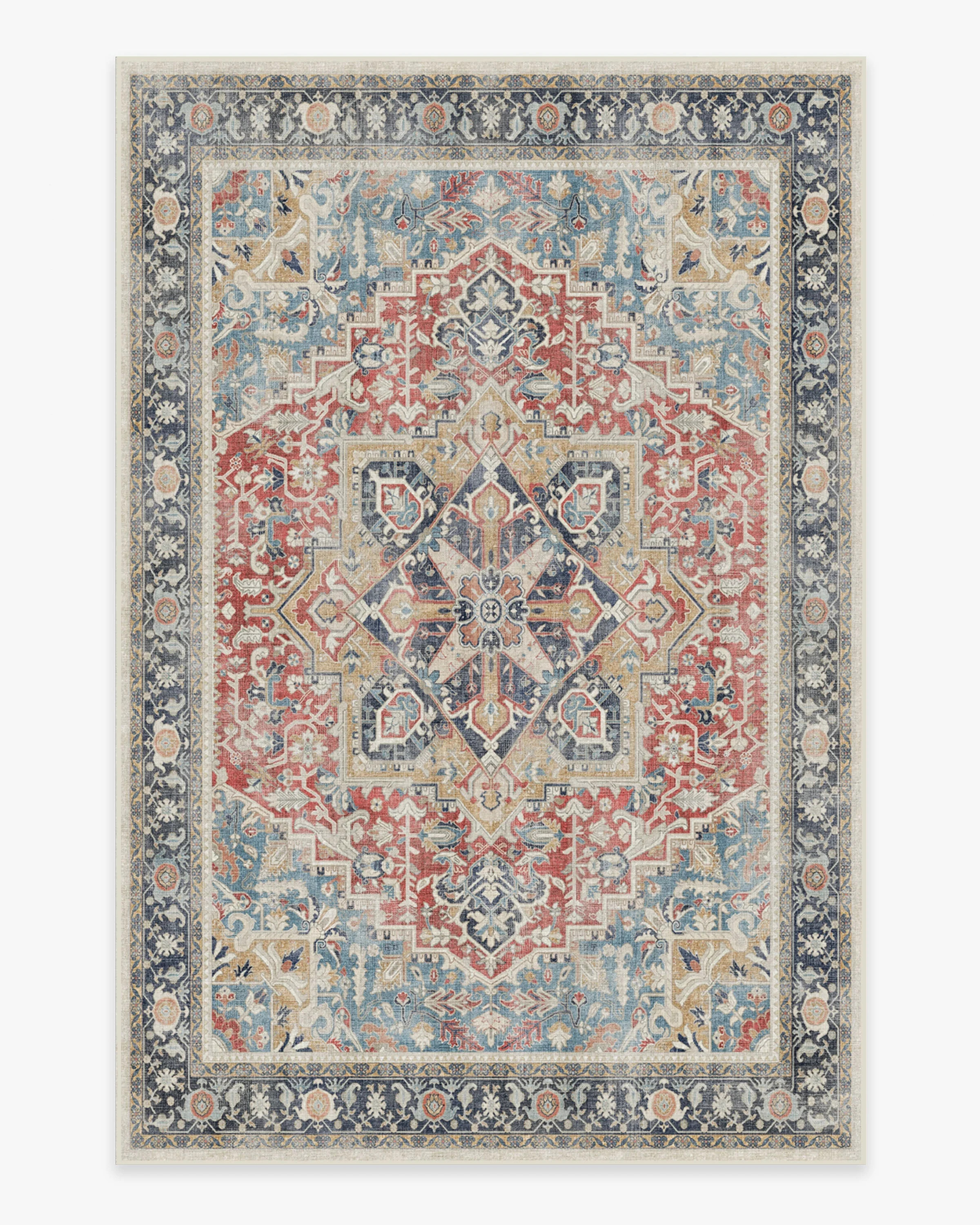 Kamran Cayenne Red Rug | Ruggable
