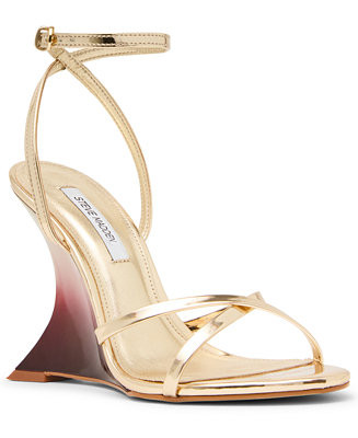 Women's Layers Strappy Sculpted Wedge Sandals | Macy's