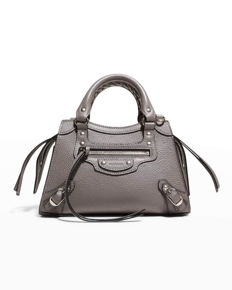Balenciaga Neo Classic City Mini Grained Leather Satchel Bag | Neiman Marcus