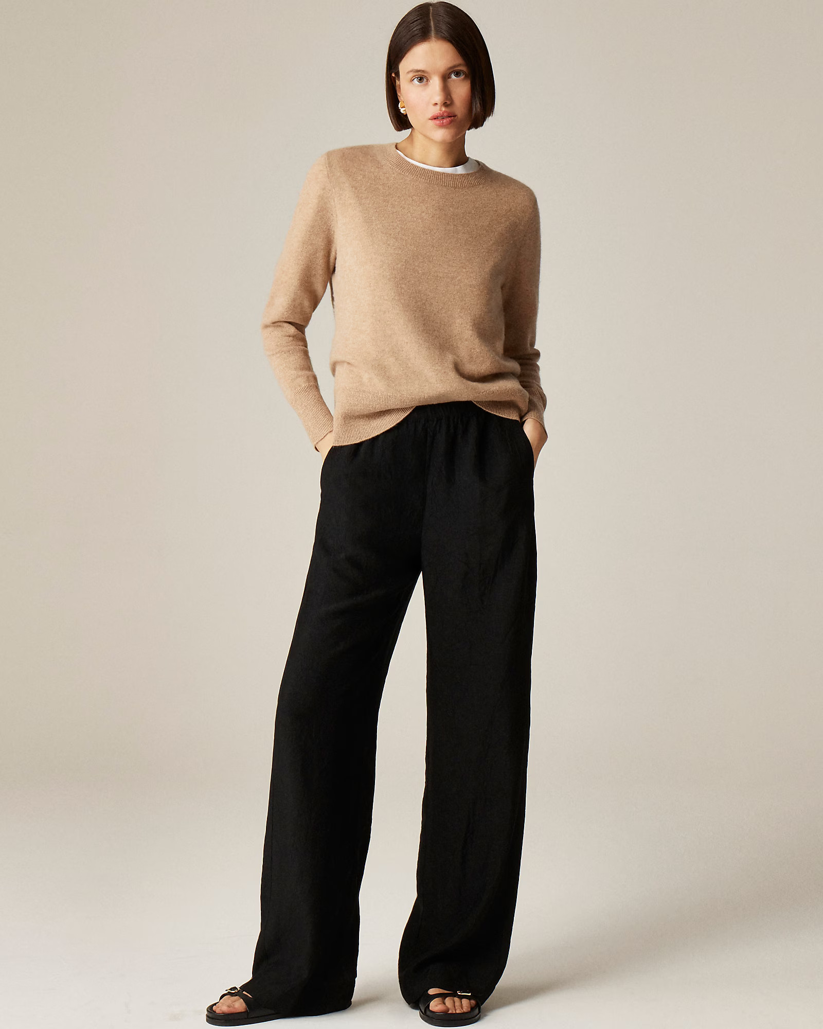 Cashmere classic-fit crewneck sweater | J. Crew US