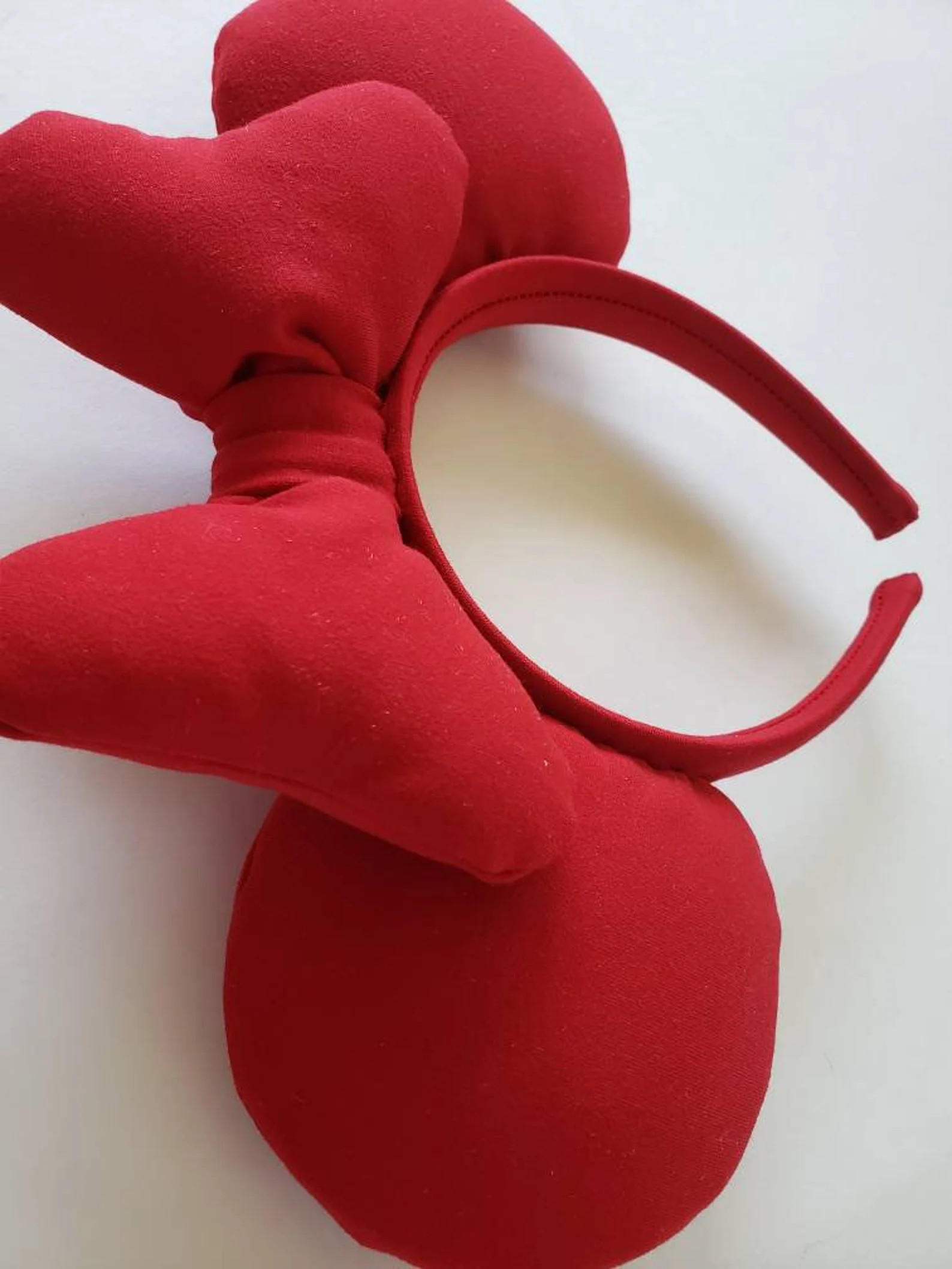 Classic Solid Red Mouse Ears - Etsy | Etsy (Global)