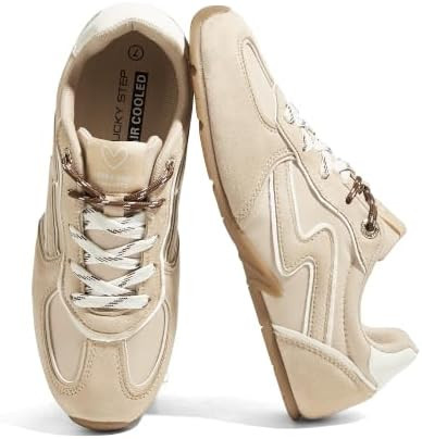 LUCKY STEP Women's Retro Fashion Sneakers | Amazon (US)
