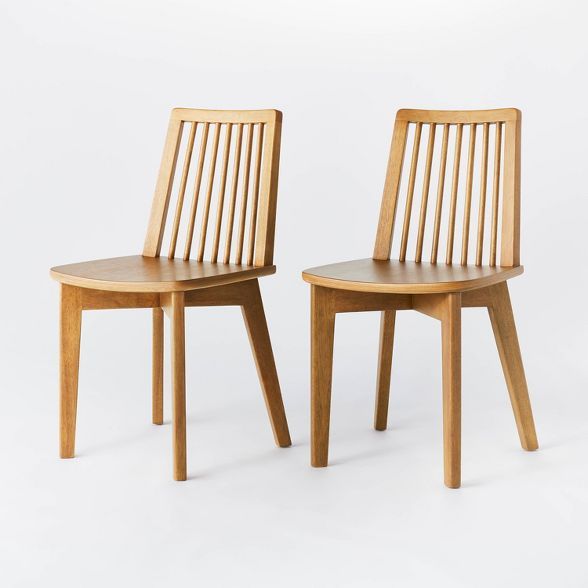Linden Modified Windsor Wood Dining Chair - Threshold™ designed with Studio McGee | Target