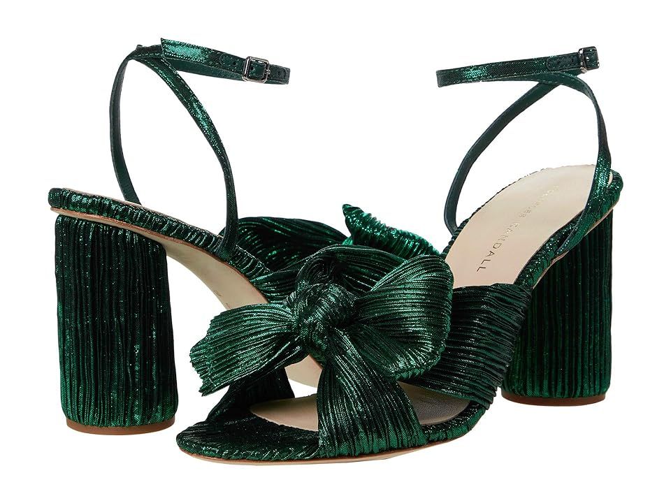 Loeffler Randall Camellia Knot Mule (Emerald) Women's Shoes | Zappos