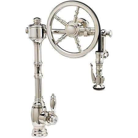 Waterstone 5100-CH Traditional The Wheel Pull Down Kitchen Faucet Polished Chrome | Amazon (US)