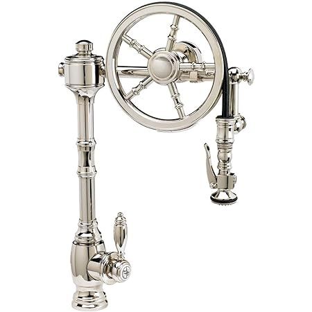 Waterstone 5100-CH Traditional The Wheel Pull Down Kitchen Faucet Polished Chrome | Amazon (US)
