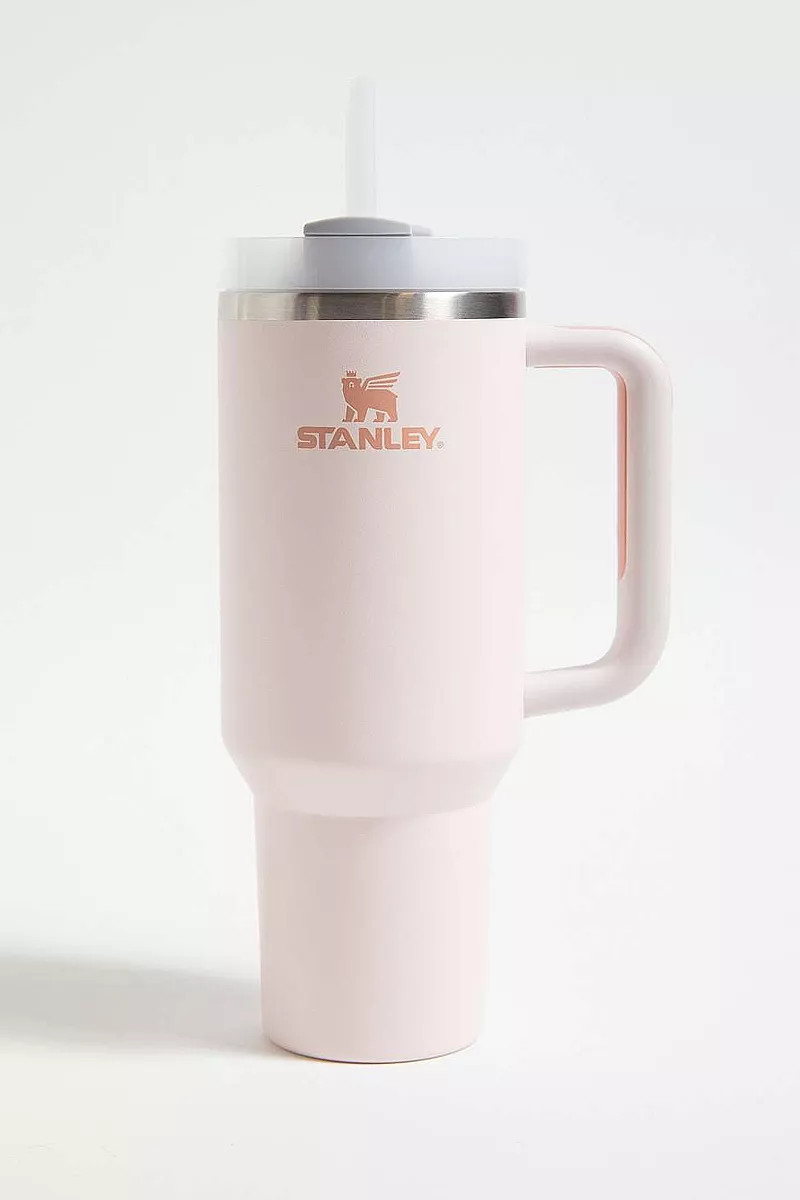 Stanley Rose Quartz Quencher H2.0 Flowstate 1.2L Tumbler | Urban Outfitters UK