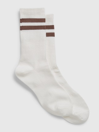 Striped Quarter Crew Socks | Gap (US)