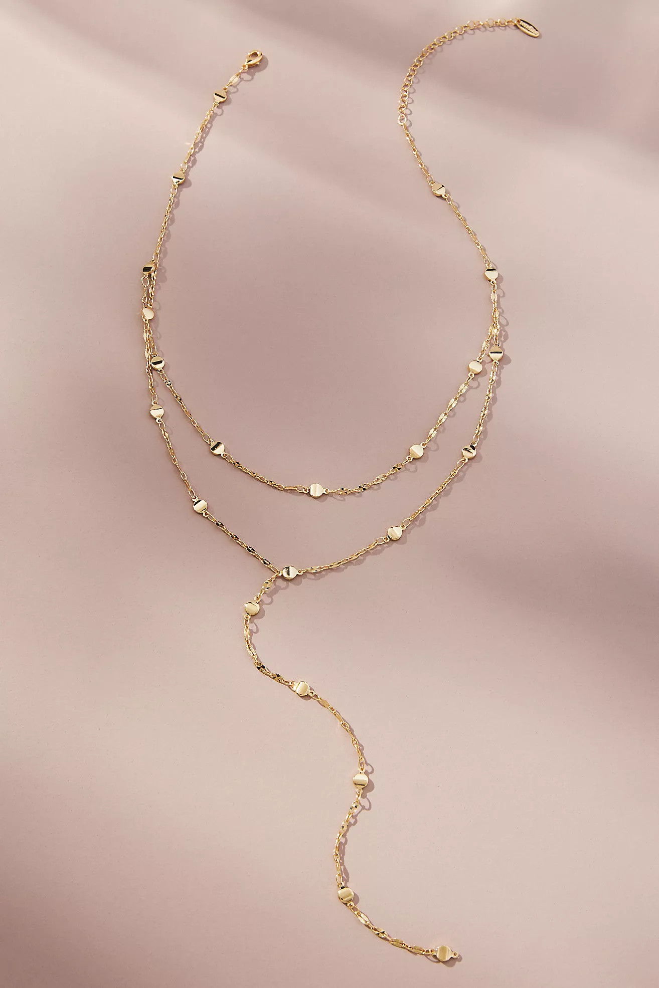 Beaded Layered Lariat Necklace | Anthropologie (US)