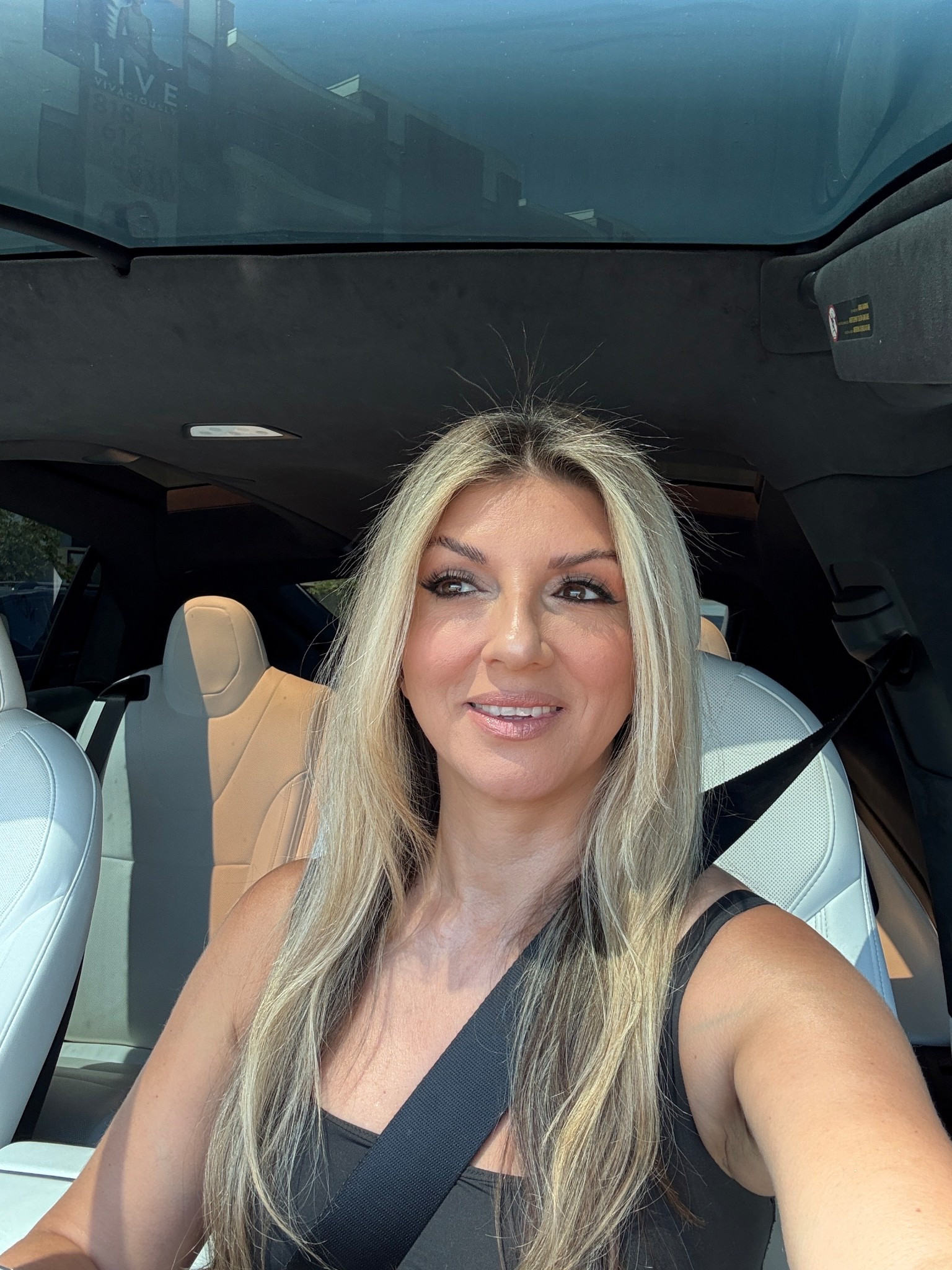 Don’t mind the crazy hair! I had to share my makeup for this look💄 👄 

#LTKOver40 #LTKBeauty #LTKStyleTip