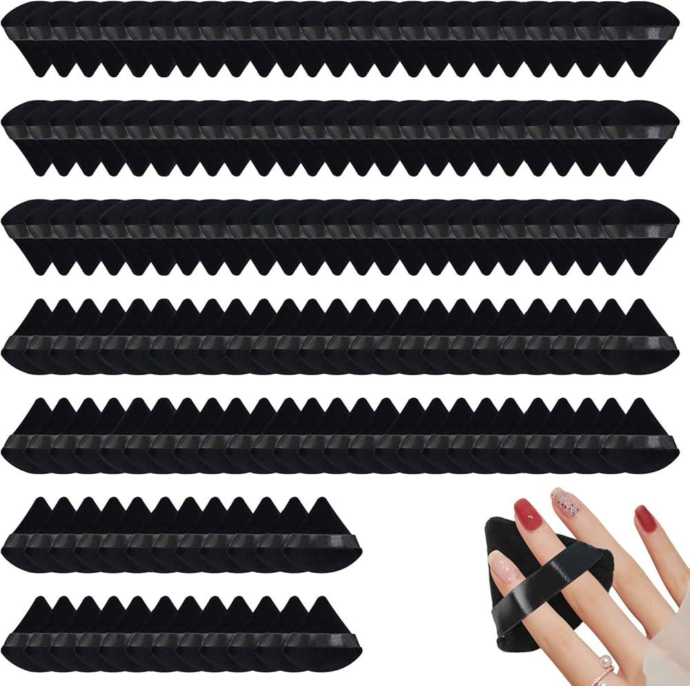 WEBBYBEAR 150 Pcs Powder Puff Face Soft Triangle Makeup Puff for Loose Powder Mineral Powder Body... | Amazon (US)