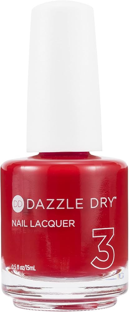Dazzle Dry Nail Lacquer (Step 3) - Rapid Red - A full coverage classic true red. (0.5 fl oz) | Amazon (US)