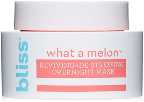 Bliss - What a Melon Overnight Facial Mask | Reviving & De-stressing Overnight Mask | Hydrates, N... | Amazon (US)