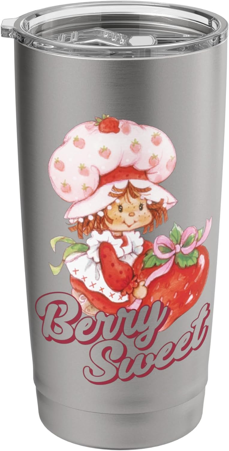 Strawberry Shortcake Vintage Berry Sweet Poster Stainless Steel Insulated Tumbler | Amazon (US)