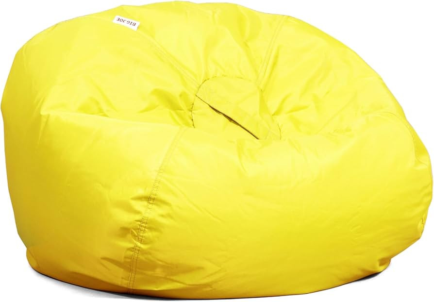 Big Joe Classic Bean Bag Chair, Buttercup Smartmax, Durable Polyester Nylon Blend, 2 feet Round | Amazon (US)
