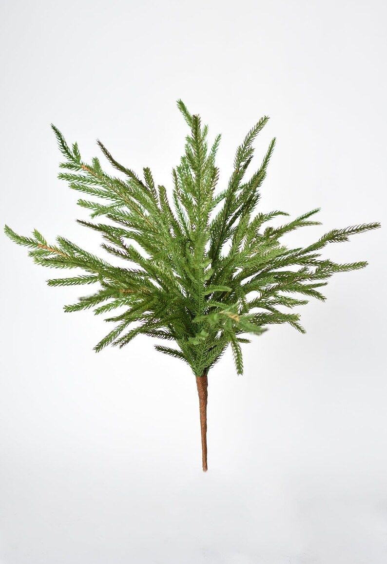 20" Faux Green Cypress Bush - Christmas Greenery Pine | Etsy (US)
