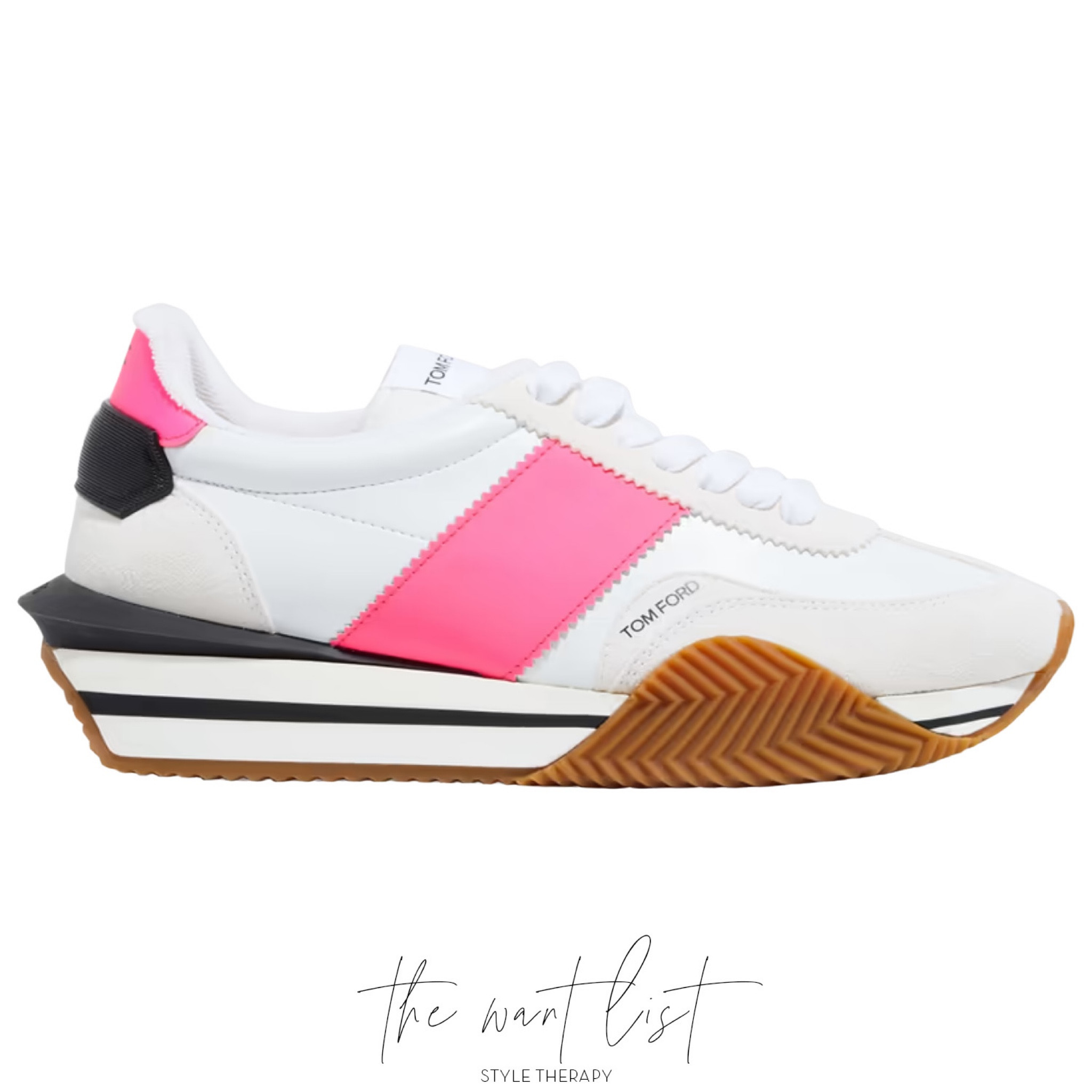 The Want List: Tom Ford sneakers 🩷🖤🩷 #tomford #sneakers #shoes 

#LTKFind #LTKsalealert #LTKshoecrush