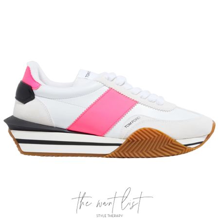 The Want List: Tom Ford sneakers 🩷🖤🩷 #tomford #sneakers #shoes 

#LTKFind #LTKsalealert #LTKshoecrush