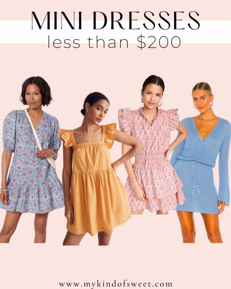 Mini dresses under $200 🖤

#LTKstyletip #LTKFind #LTKSeasonal