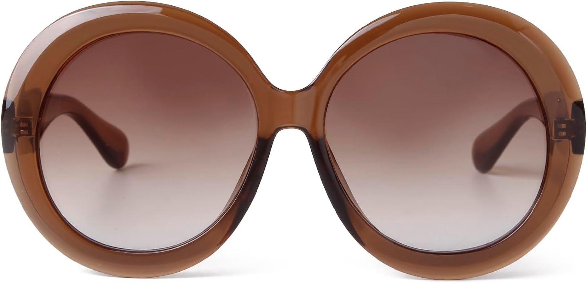 ADE WU Oversized Round Sunglasses for Women Vintage 60s 70s Big Frame Shades UV 400 Protection Su... | Amazon (US)