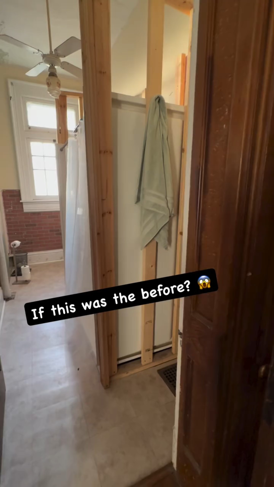 Before & after moody bathroom renovation with a 12 foot ceiling transformation 🖤

This historic home restoration project shows how bold paint colors + statement ceilings can completely change a space.

If you love moody interiors, vintage house makeovers, and dramatic before and after reveals… you found us! Save this for inspo!

#MoodyMathRoom #12FootCeilingDesign #MoodyInteriors #BeforeAndAfterRoom #HistoricHomeRenovation #OldHouseRestoration #MoodyRoomGlowUp #poundhomeandgardens