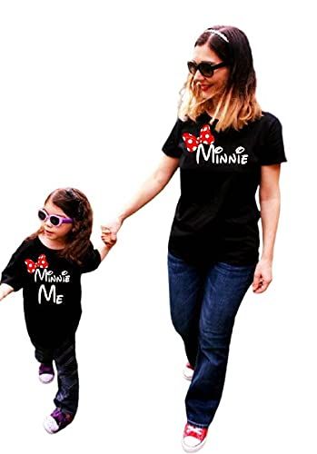 2 Shirts- disney fan Mommy and Me Minnie Shirts, family matching, Minnie Me, matching mother daug... | Amazon (US)