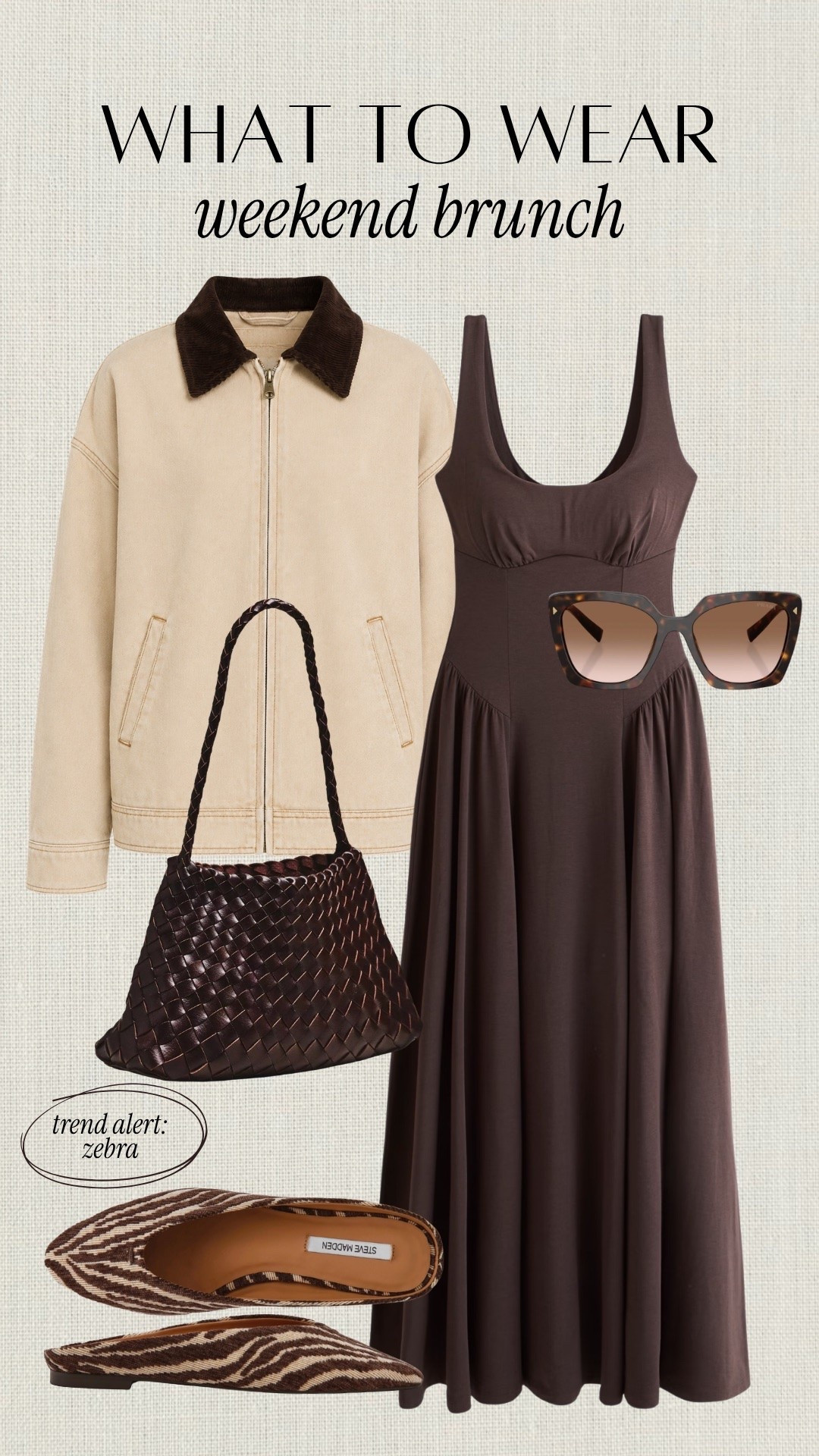 Pre-fall weekend brunch outfit idea